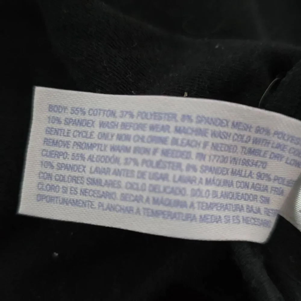 More Than Magic Girl's Size 14/16 Black Cotton Dance Leotard
